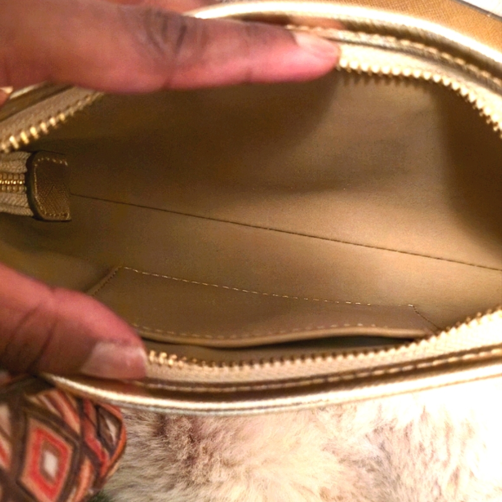 Michael Kors | Adjustable Belt Bag FANNY PACK - Gold | NEW WITHOUT TAGS NO CHARM - Picture 5 of 7